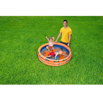 Hot Wheels 1.22m x H25cm 3-Ring Pool