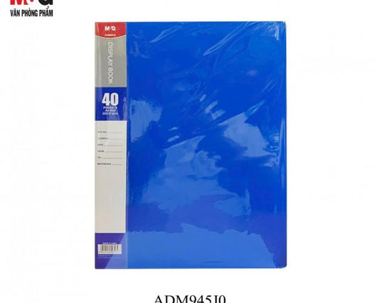 M&G Chenguang Document Holder, Minimalist U-Shape File Storage, Lightweight Plastic, 20 Pockets - No:ADM945J9