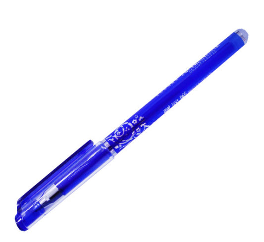 Zuixua Erasable Gel Pen - 0.5mm - With Eraser- Blue - 1pcs - No:HY-1084