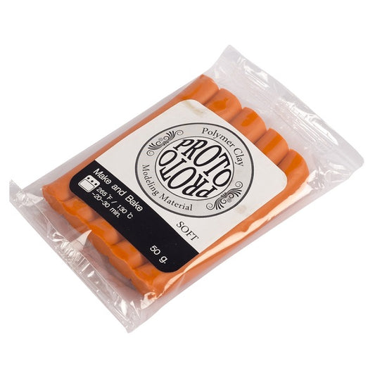 Polymer Clay Soft 50g Orange