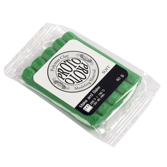 Polymer Clay Soft 50g Green