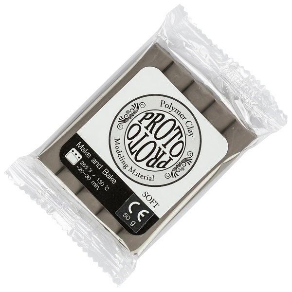 Polymer Clay Soft 50g Light Gray