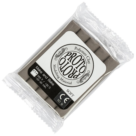 Polymer Clay Soft 50g Light Gray