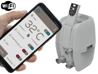 حوض استحمام صلب للحديقة من بيست واي لاي-زي-سبا كارارا، 170 سم × 61 سم - رقم: 6001V