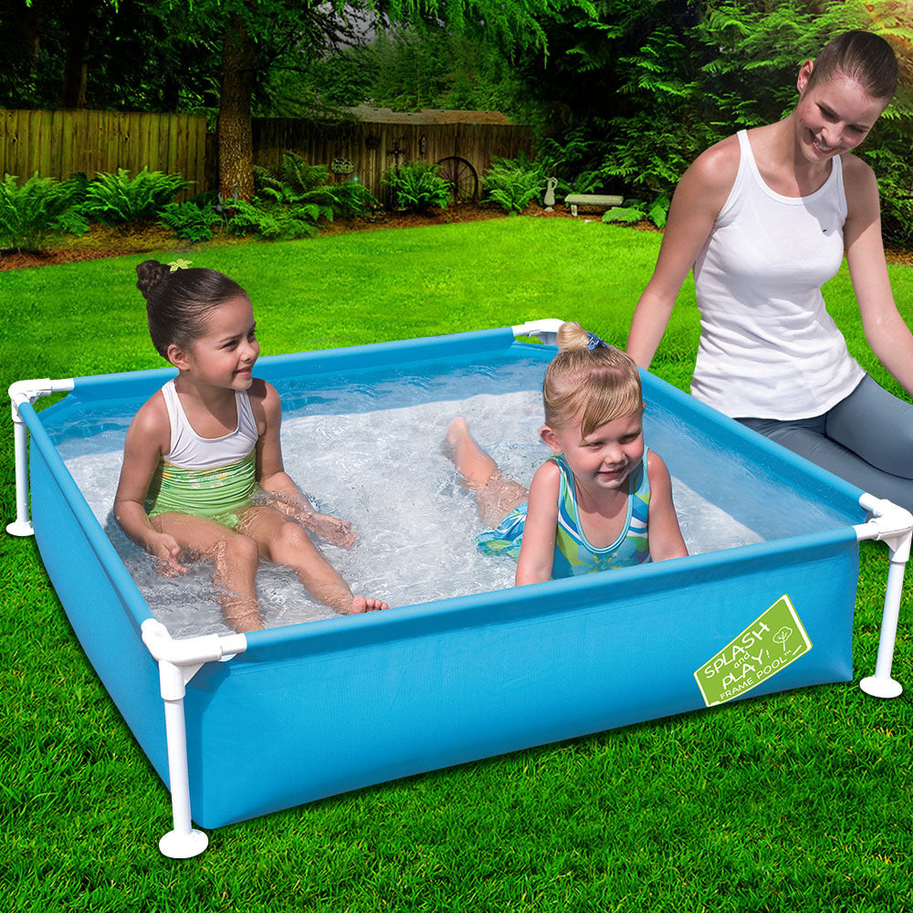 Bestway Metal Frame children's pool, 122x122x30.5cm -No:56217