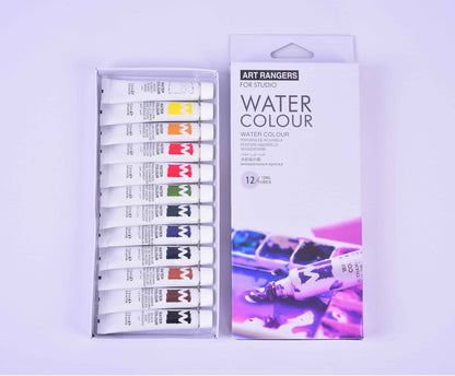 Set of 12 Art Rangers Water Color Paint Set 12 ml - No:EW1212M-1
