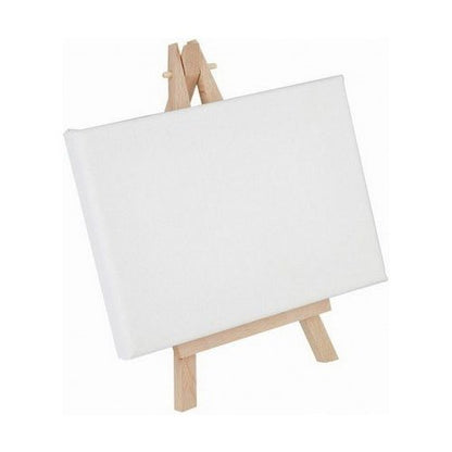Small Canvas with wooden stand - 20cm x 20cm