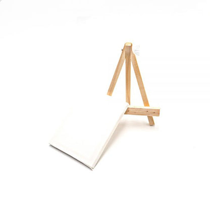 Small Canvas with wooden stand - 20cm x 20cm