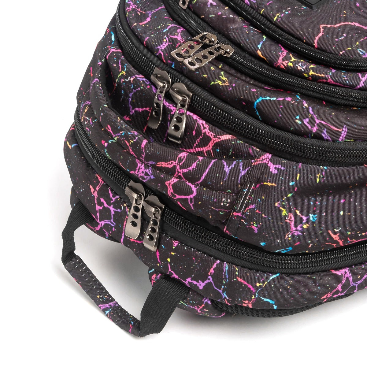 حقيبة ظهر كبيرة الحجم بتصميم عصري، تتسع لأجهزة الكمبيوتر المحمولة مقاس 15.6 بوصة و19 بوصة، مع حافظة أقلام - (الألوان: أسود)