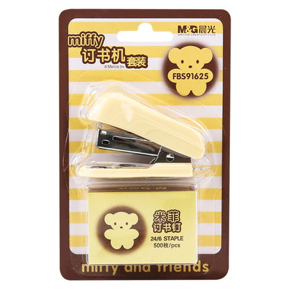 M&G Miffy Mini Manual Stapler Set 24/6 Staples - No:91625