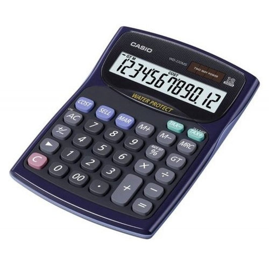 Casio Office Calculators Water protect and dust-proof No:WD-220MS-BU