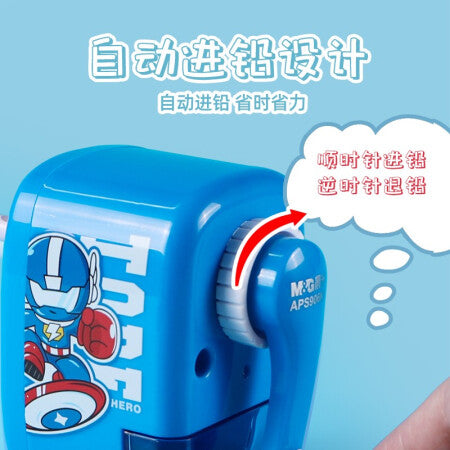 M&G Chenguang ABS material handheld pencil sharpener - No:APS906K1