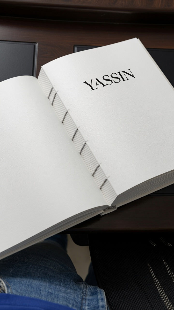 YASSIN Creative Sketchbook A4 – 192 Pages, 120 GSM Premium Drawing & Sketch Paper for Artists, Students & Designers