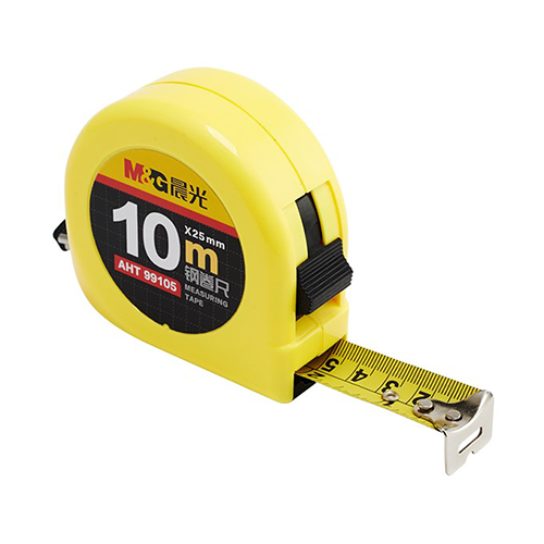 شريط قياس أصفر بطول 10 أمتار