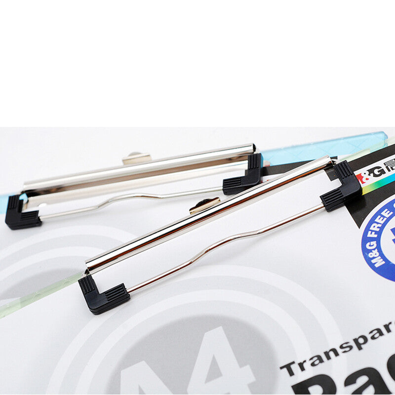 M&G Chenguang Vertical Semi Transparent Sheet Clip A4 318*220mm - 1pcs - No:ADM94512