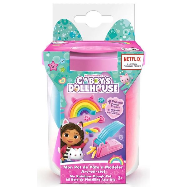 ألعاب القناة، بيت الدمى غابي، معجون قوس قزح، وعاء عجينة التشكيل الخاص بي