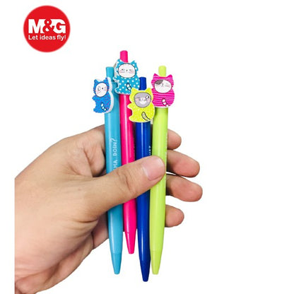 M&G Chenguang super cute So many Cats 0.7mm cat ball pens 1pcs - No:ABPH4571