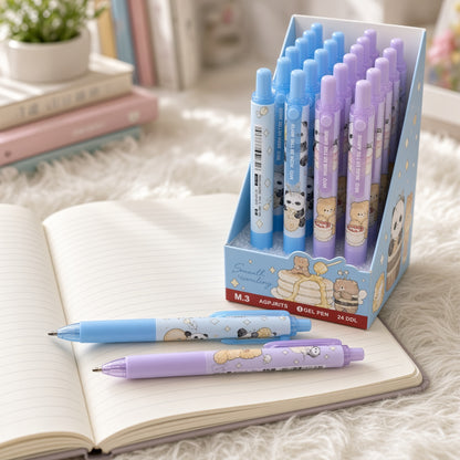 M&G Chenguang Gel Pen 0.7mm – Blue Ink – Cute Bear Design – Smooth Writing Pen - 1pcs - No: AGPJ9773