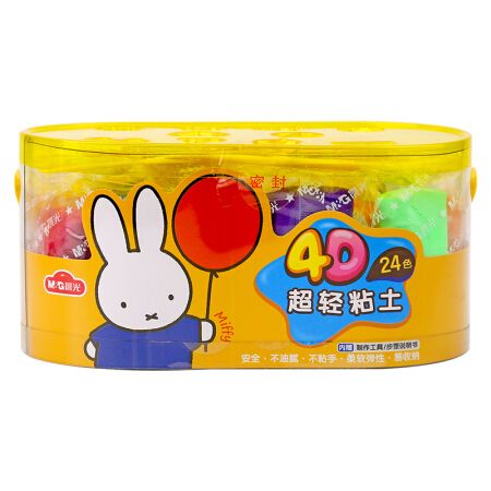 M&G Chenguang Magic axe ultra-light clay Miffy children s handmade - 24pcs - No:FKE03997