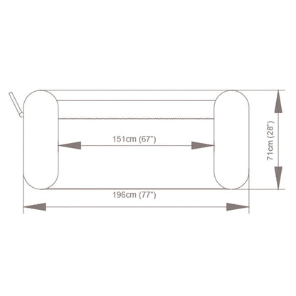 حوض استحمام ساخن قابل للنفخ من بيست واي لاي-زي-سبا بالي، موفر للطاقة، مزود بنظام نفاث ذكي، مقاس 196 سم × 71 سم، مع تحكم عبر تطبيق، يتسع لـ 4-6 أشخاص - رقم: 6001N