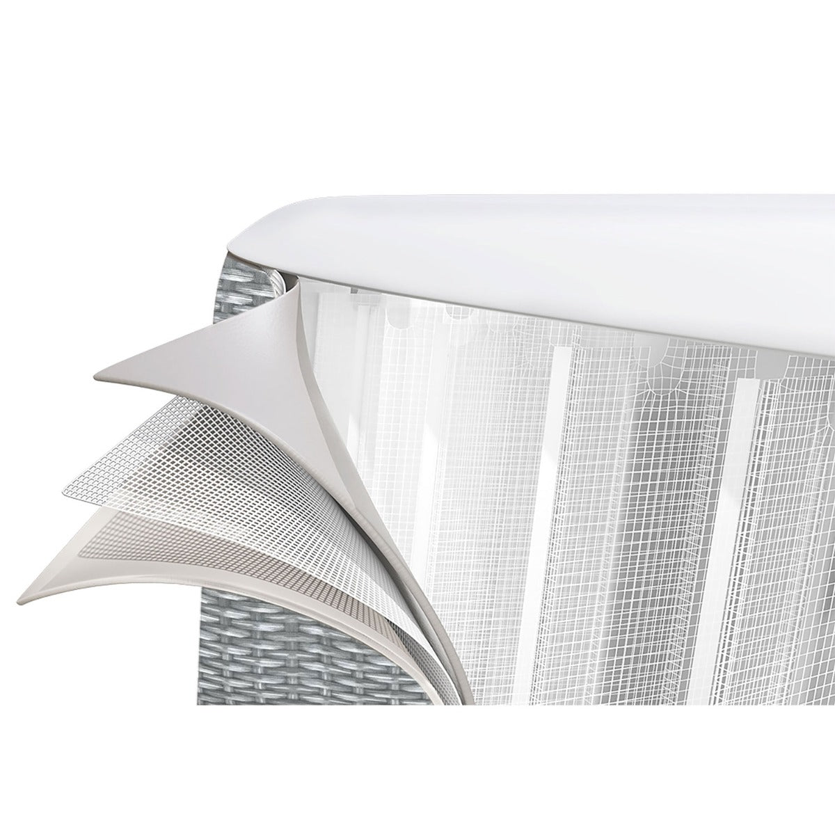 حوض استحمام ساخن قابل للنفخ من بيست واي لاي-زي-سبا بالي، موفر للطاقة، مزود بنظام نفاث ذكي، مقاس 196 سم × 71 سم، مع تحكم عبر تطبيق، يتسع لـ 4-6 أشخاص - رقم: 6001N