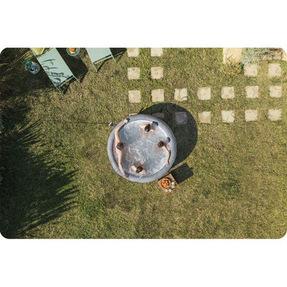 حوض استحمام ساخن قابل للنفخ من بيست واي لاي-زي-سبا بالي، موفر للطاقة، مزود بنظام نفاث ذكي، مقاس 196 سم × 71 سم، مع تحكم عبر تطبيق، يتسع لـ 4-6 أشخاص - رقم: 6001N