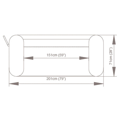 حوض استحمام ساخن قابل للنفخ من بيست واي لاي-زي-سبا روم، موفر للطاقة، مزود بنظام نفاث ذكي، أبعاده 201 سم × 201 سم × 71 سم، مع تحكم عبر تطبيق، يتسع لـ 5-7 أشخاص - رقم المنتج: 6001M
