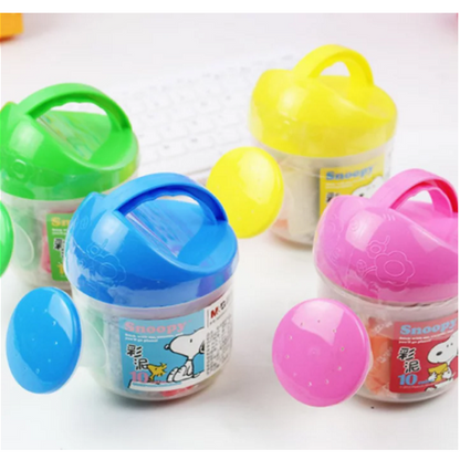 M&G Snoopy Modeling Clay 12 Colors in Bucket No: AKE04039 - 1pcs