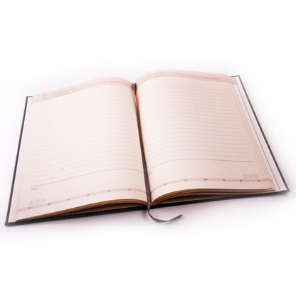 اسبوعيه A4 جلد فاخر - بدون تاريخ