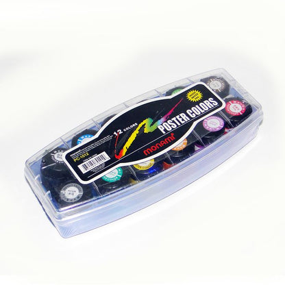 MONAMI Pack of 12 Poster Colours - No: 1512
