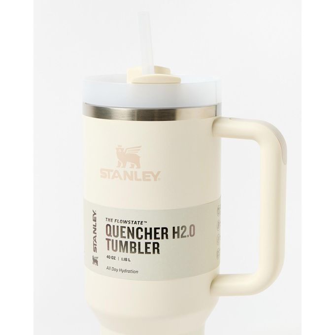 Stanley Stainless Steel Mug, (1200ml) Stainless Steel Mug with Straw and Handle, Insulated Mug with Lid Travel Mug, Stainless Steel Coffee Mug for Hot Iced Drinks