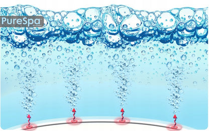 حوض استحمام ساخن قابل للنفخ من بيست واي لاي-زي-سبا هوليوود، موفر للطاقة، فاخر، مزود بإضاءة LED، يتسع لـ 4-6 أشخاص، أبعاده 1.80 متر × 66 سم - رقم المنتج: 6001F