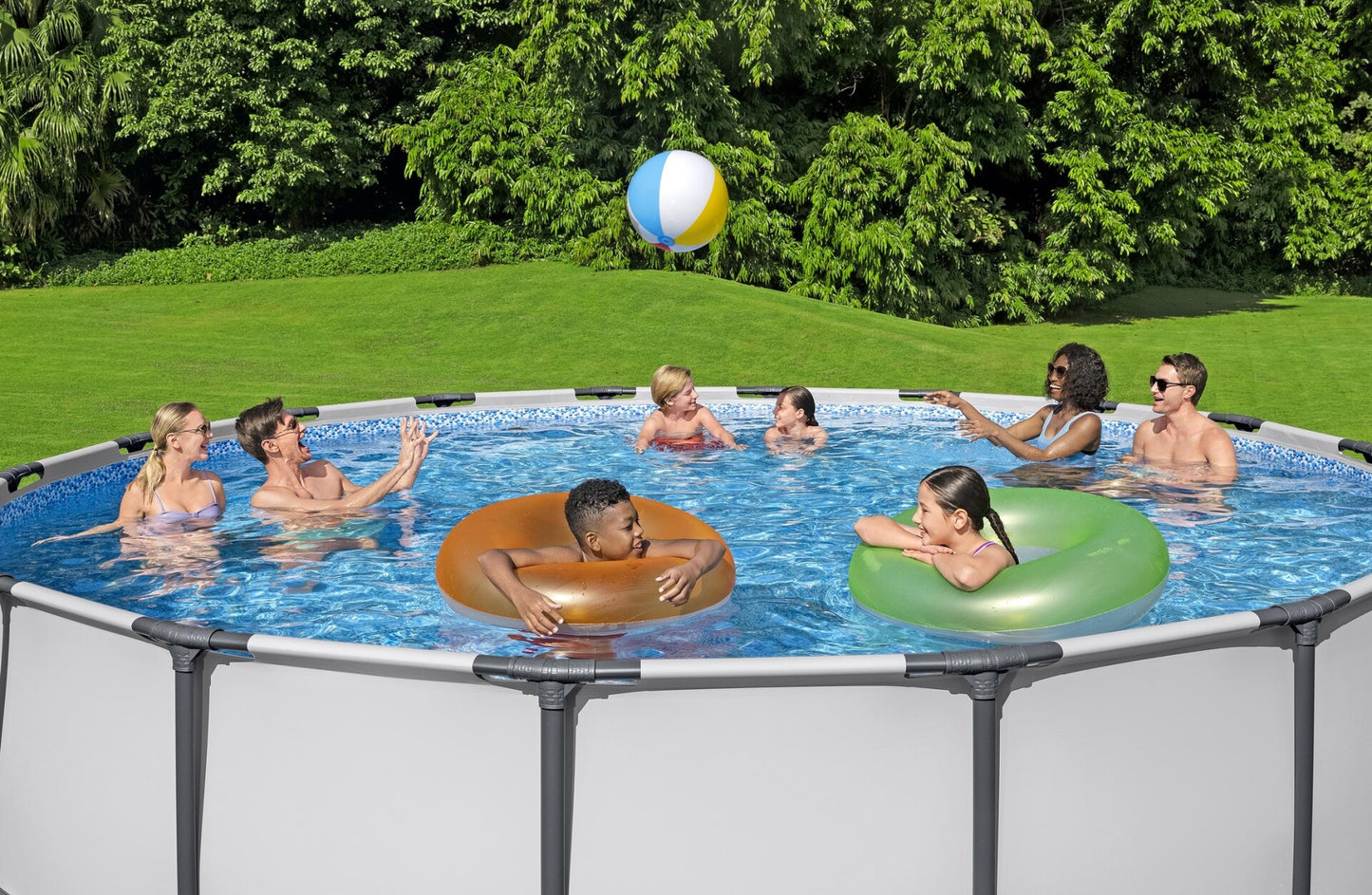 Bestway Frame pool Steel Pro Max Set 488x122 cm, with filter pump and accessories - No: 5612Z