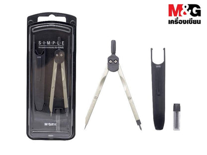 M&G Chengguang Simple Metal Compass Professional Mechanical Drawing - No:ACS90899