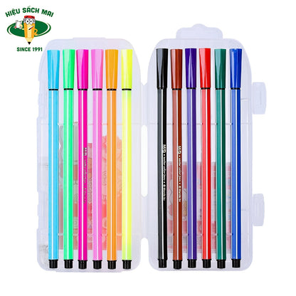 M&G Chenguang Set of 12 washable watercolor pens with motifs - No:FCPN0356