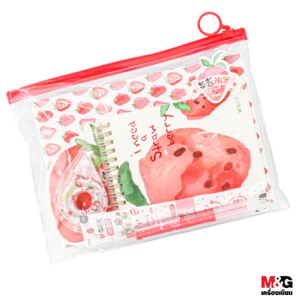 M&G Strawberry gift set Notebook - 5pcs - No:HAGP1523
