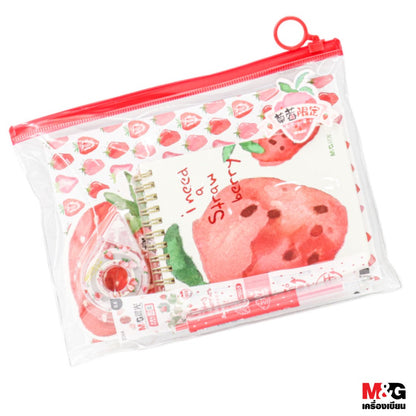 M&G Strawberry gift set Notebook - 5pcs - No:HAGP1523