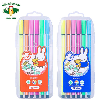 M&G Chenguang Set of 12 washable watercolor pens with motifs - No:FCPN0356
