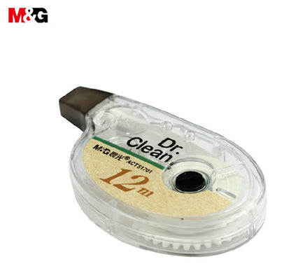 M&G Chenguang Dr. Clean Correction Tape – 12m x 5mm PET Correction Tape, Instant Dry, Smooth & Precise - 1pcs - No: ACT51701