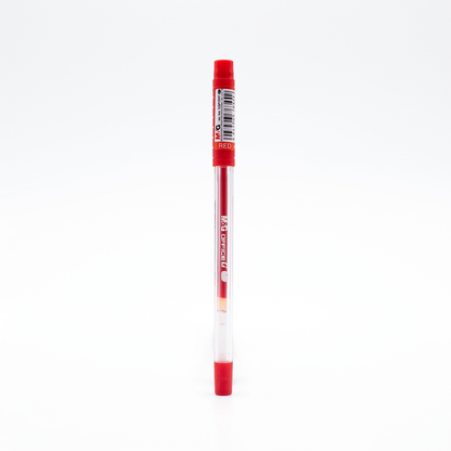 M&G Office G 0.5mm red gel pen No.13271 studio white background