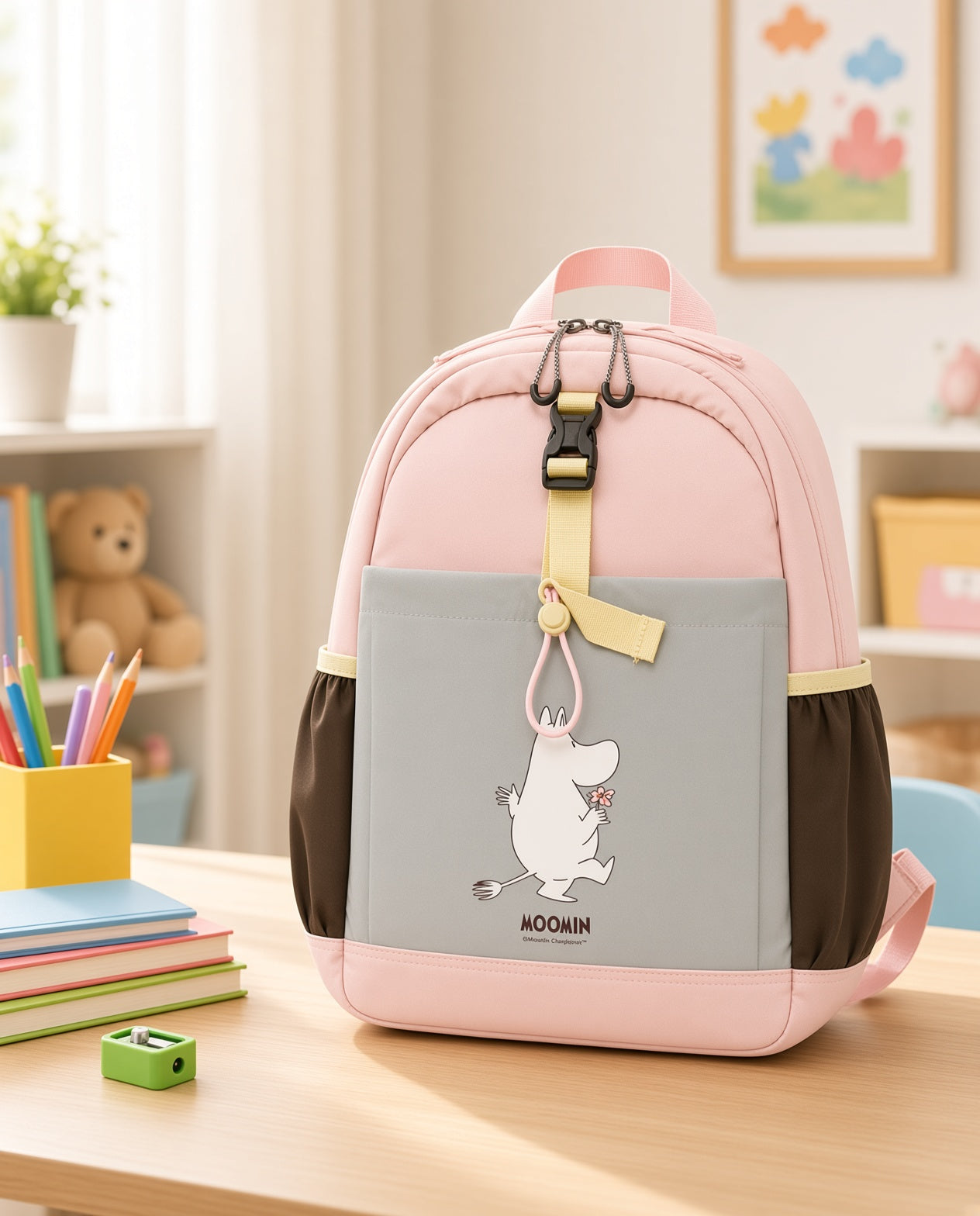M&G Chenguang 13-Inch Kids School Backpack – Moomin Design, Lightweight & Waterproof School Bag - No: ABB904V837