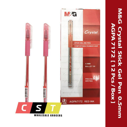 M&G Chenguang Crystal Stick Gel Pen 0.5mm - No: AGPA7172