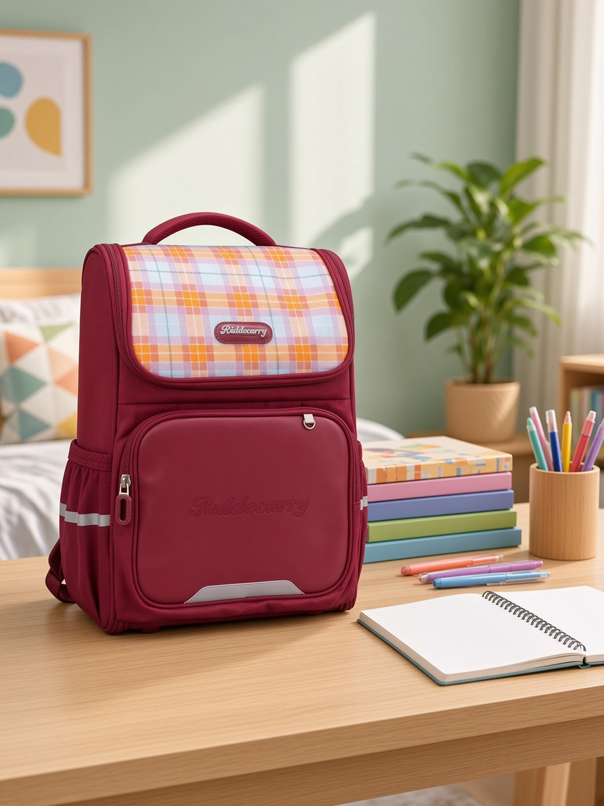 M&G Chenguang 16-Inch School Backpack for Girls – Lightweight Waterproof Kids School Bag - No:ABB904V9WA