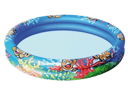 Inflatable Play Pool - 2-Ring - Φ1.52m x H25cm