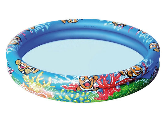 Inflatable Play Pool - 2-Ring - Φ1.52m x H25cm