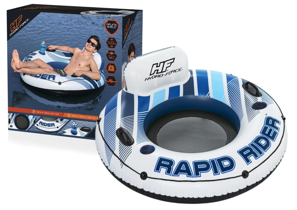 Bestway Hydro-Force Rapid Inflatable Water Lounge Chair 135cm No.43116