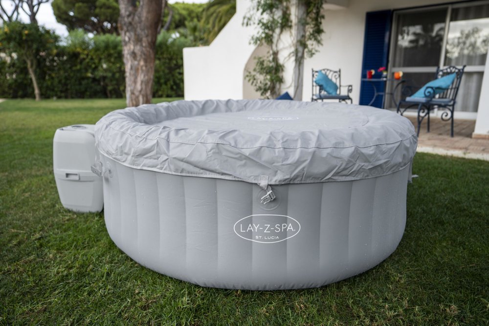 Bestway Inflatable Spa Jacuzzi 170 x 66cm Lucia AirJet 3 Grey  - 3 Seater - No:60037