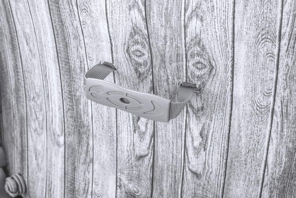 جاكوزي بيست واي قابل للنفخ لأربعة أشخاص، مقاس 180 × 66 سم، طراز فيجي إيرجيت 4، مصنوع من الخشب الأبيض - رقم: 60085