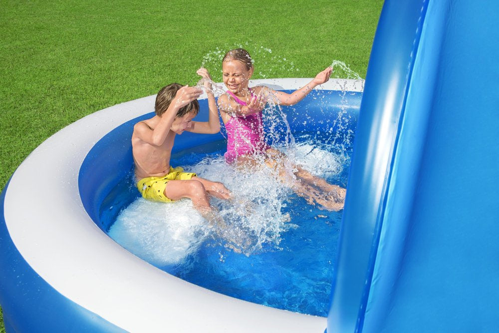 Bestway Inflatable Swimming Pool With Sunshade 241 x 140 cm - No: 54337