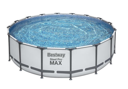 Bestway Frame pool Steel Pro Max Set 488x122 cm, with filter pump and accessories - No: 5612Z